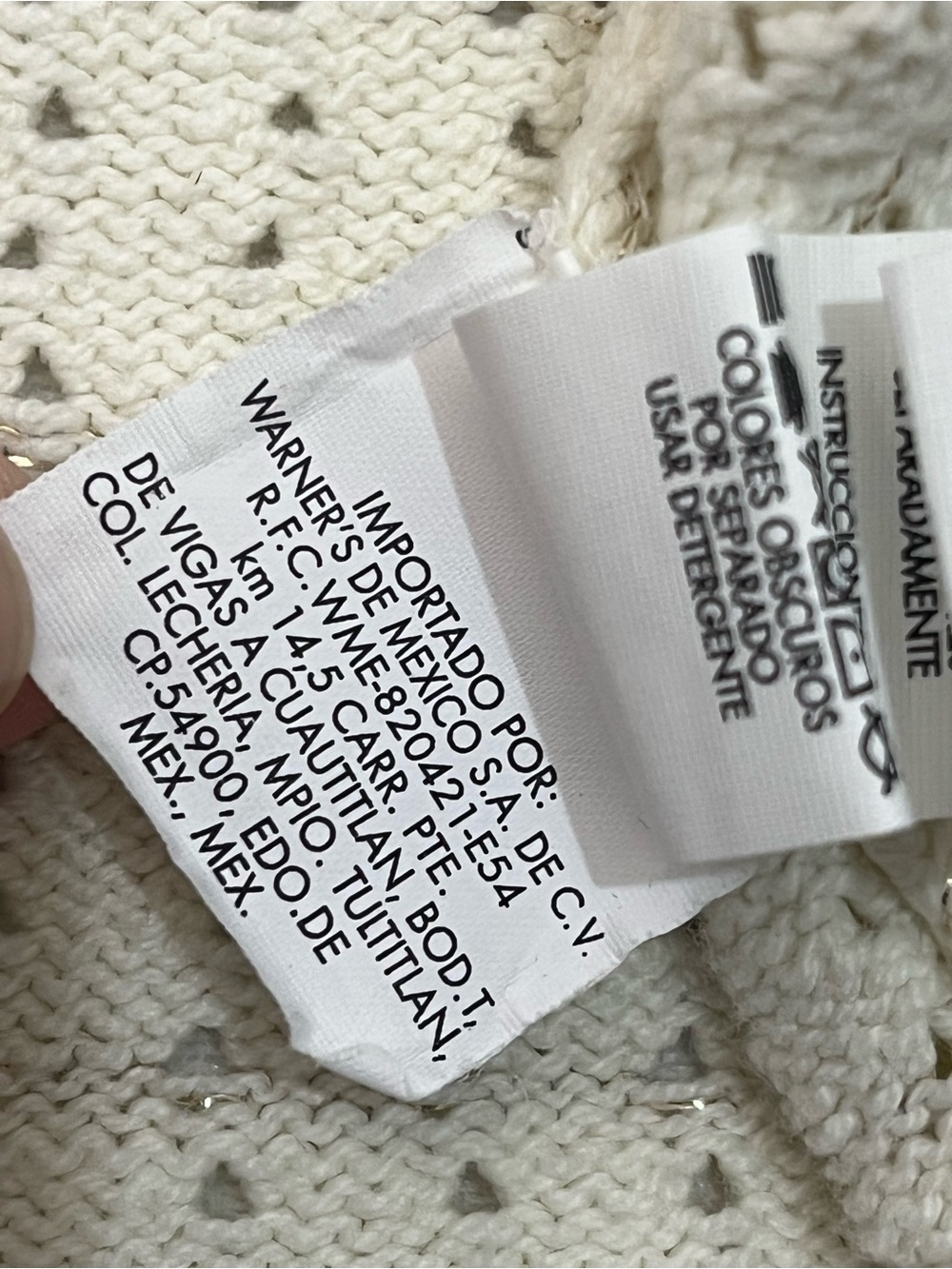 Calvin Klein Women’s 3/4 Sleeve Cream Gold Knit Cotton Blend Sweater Petite Med - Picture 13 of 16